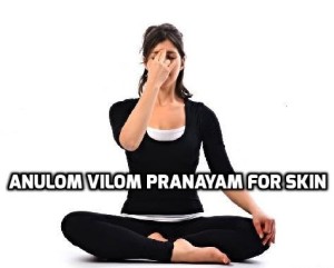 Anulom Vilom Pranayam for glowing Skin