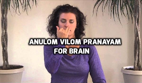 Anulom vilom pranayam for brain