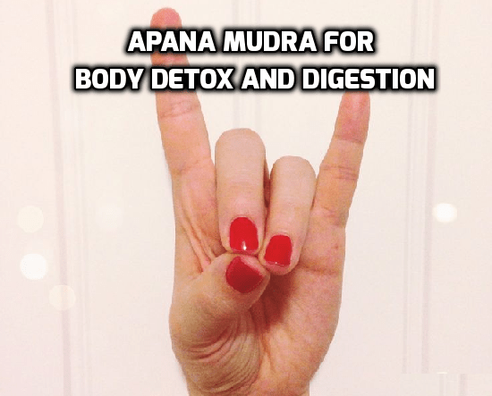 Apana Mudra for body detox and digestion