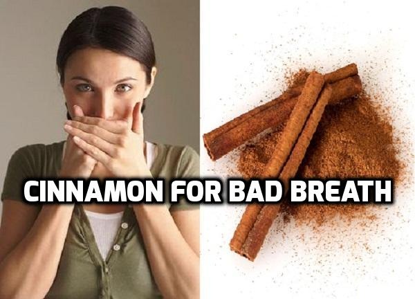 Cinnamon for bad breath